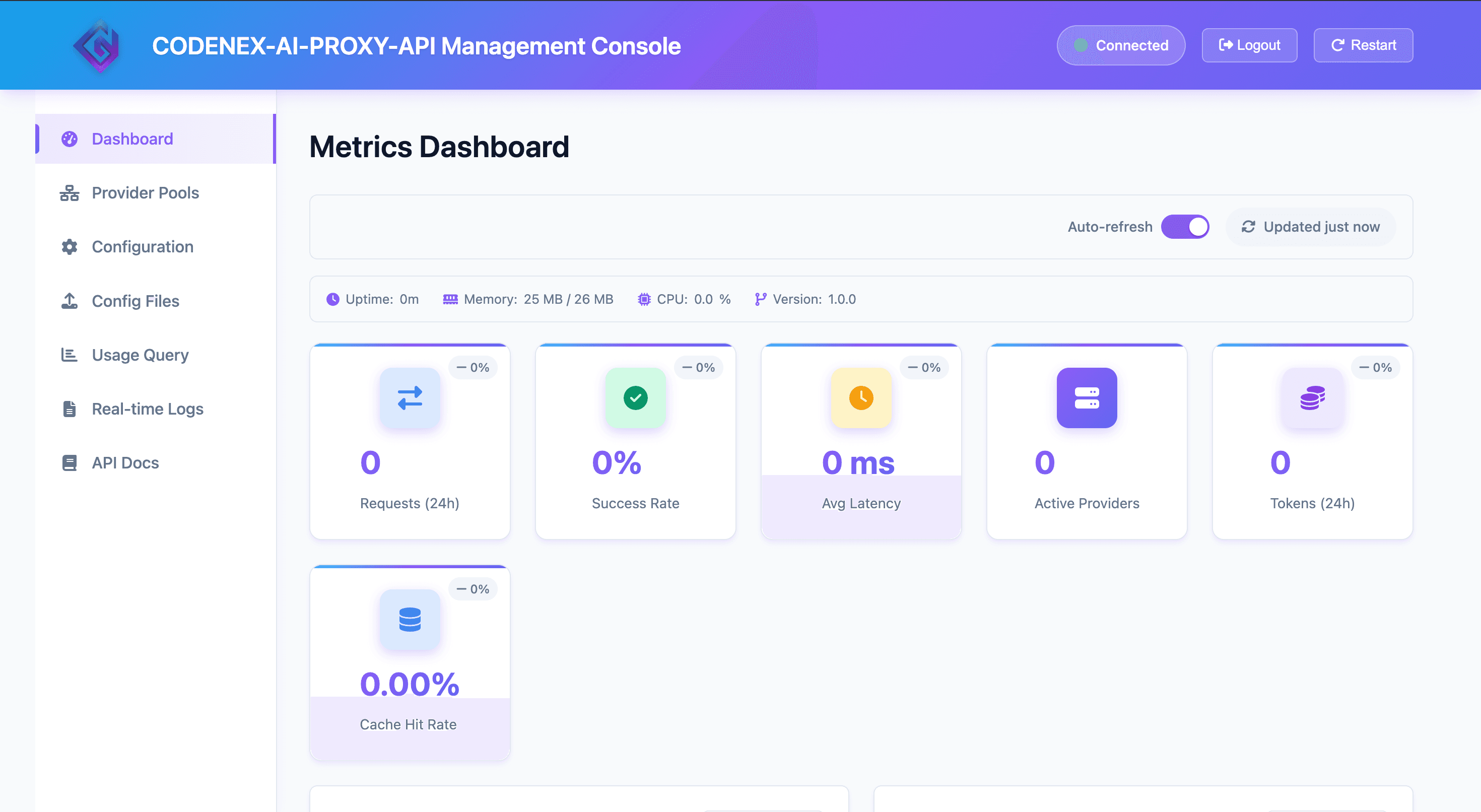 CodeNex AI API Proxy preview