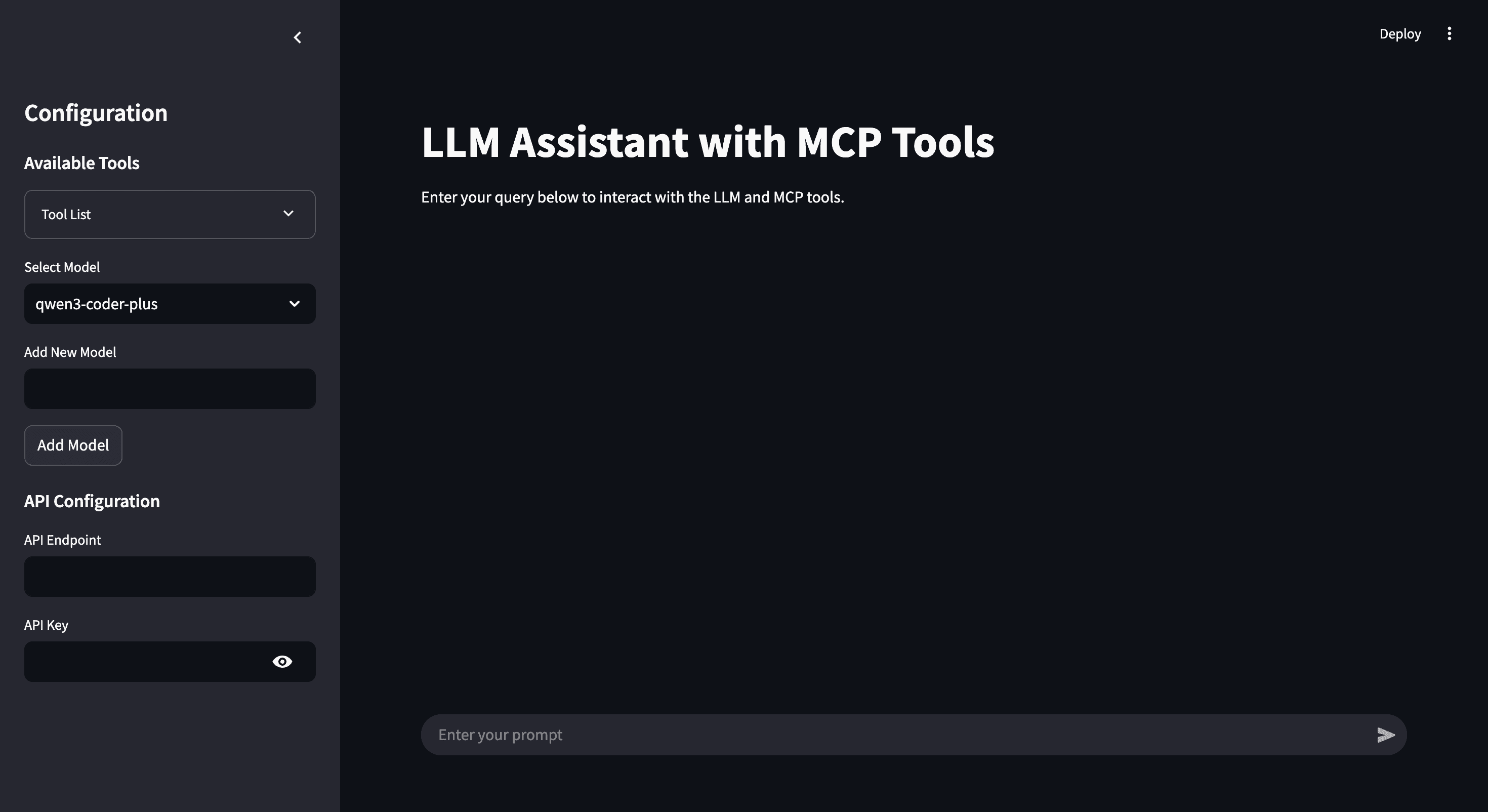 LLaMa MCP Streamlit preview